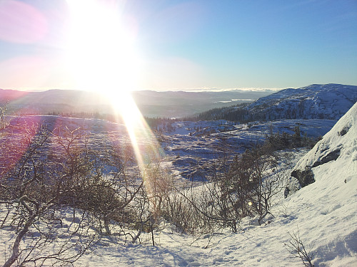 Strålende vær på Hårfjellet i Januar (2012)