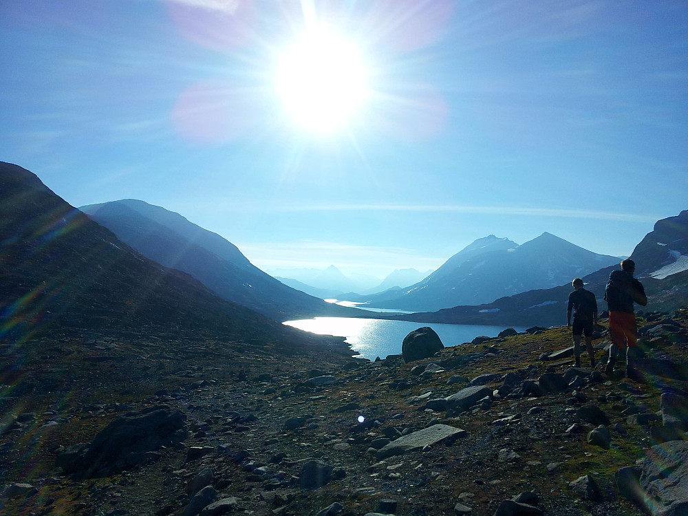 Perfekt dag for en fjelltur, dagen etter kom årets første snø.