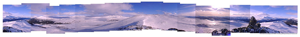 Panorama fra Anaripigg 02.03.2000