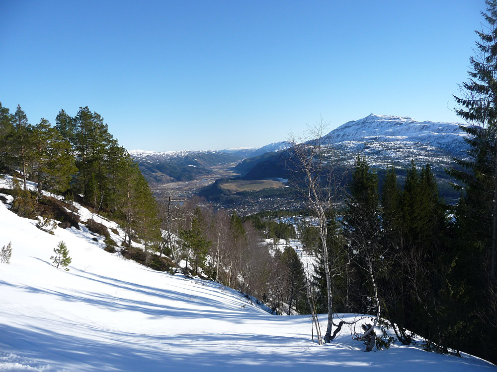 Utsikt tilbake mot Surnadal