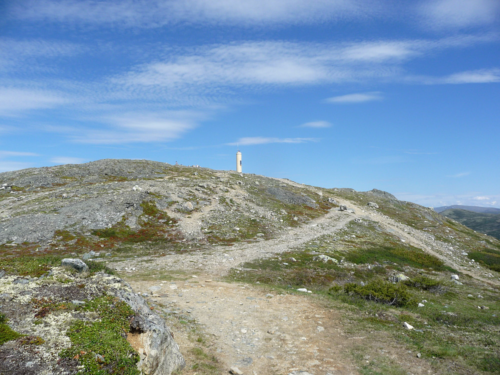 Toppen av Tverrfjellet