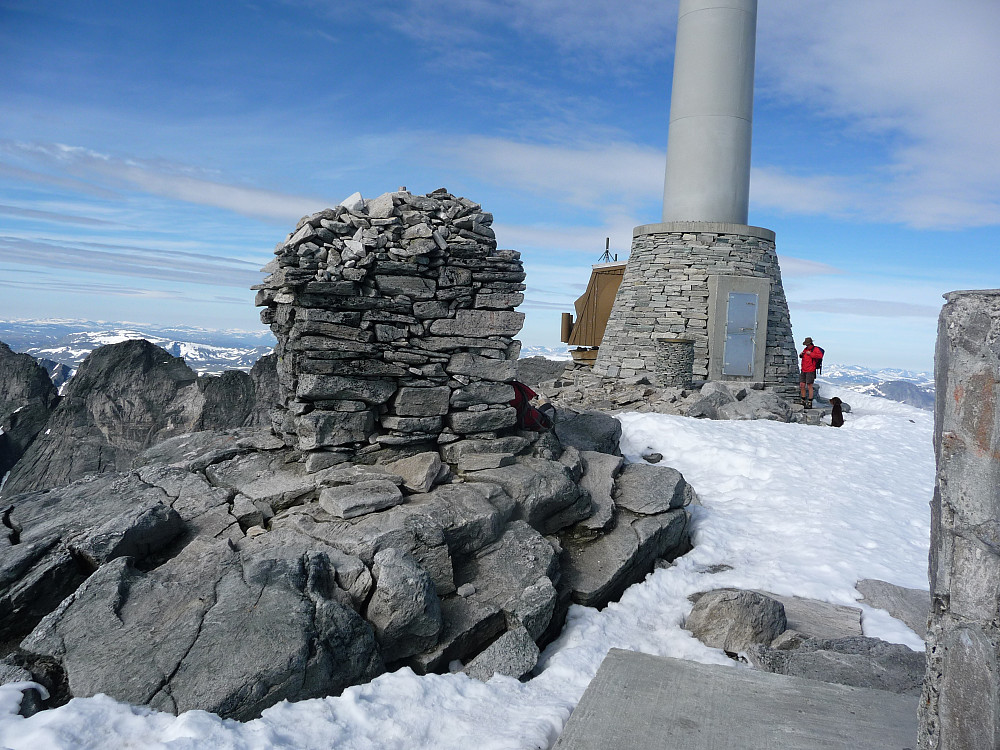 Toppen av Snøhetta, hovedtoppen
