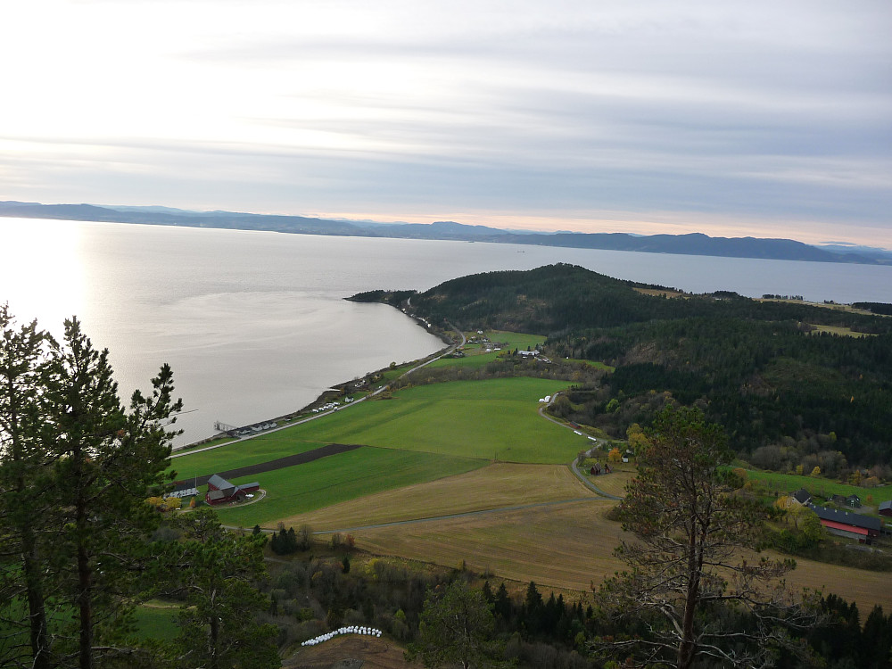 Utsikten fra "Sjåberget"