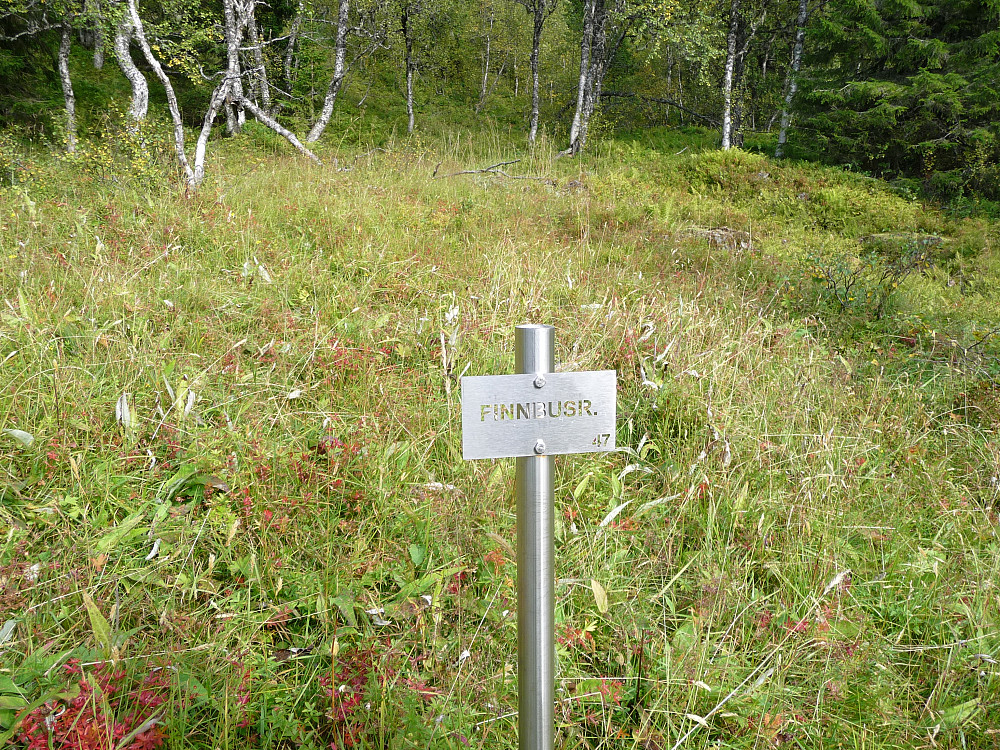 Seterplassene er utstyrt med navneskilt