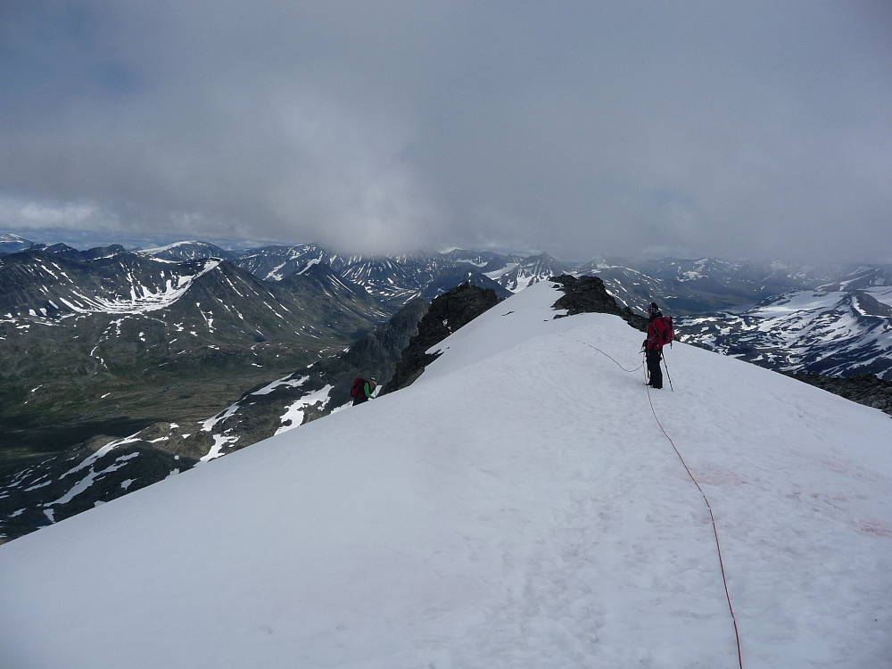 Oppe på toppen