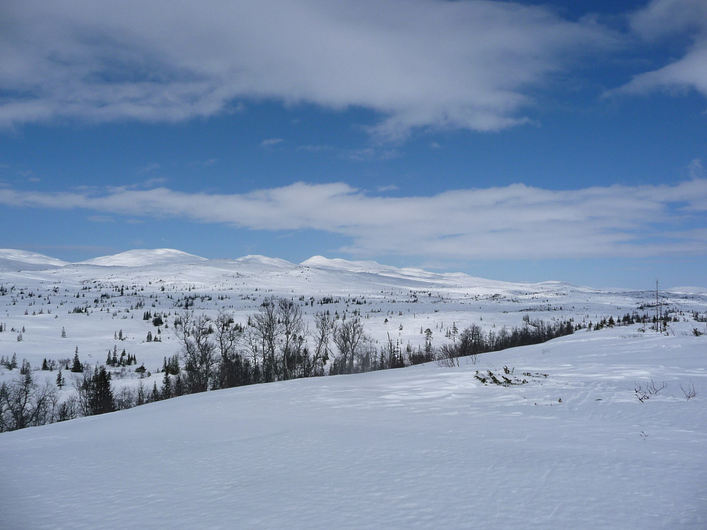 Utsikt mot Norske Skjækerfjell
