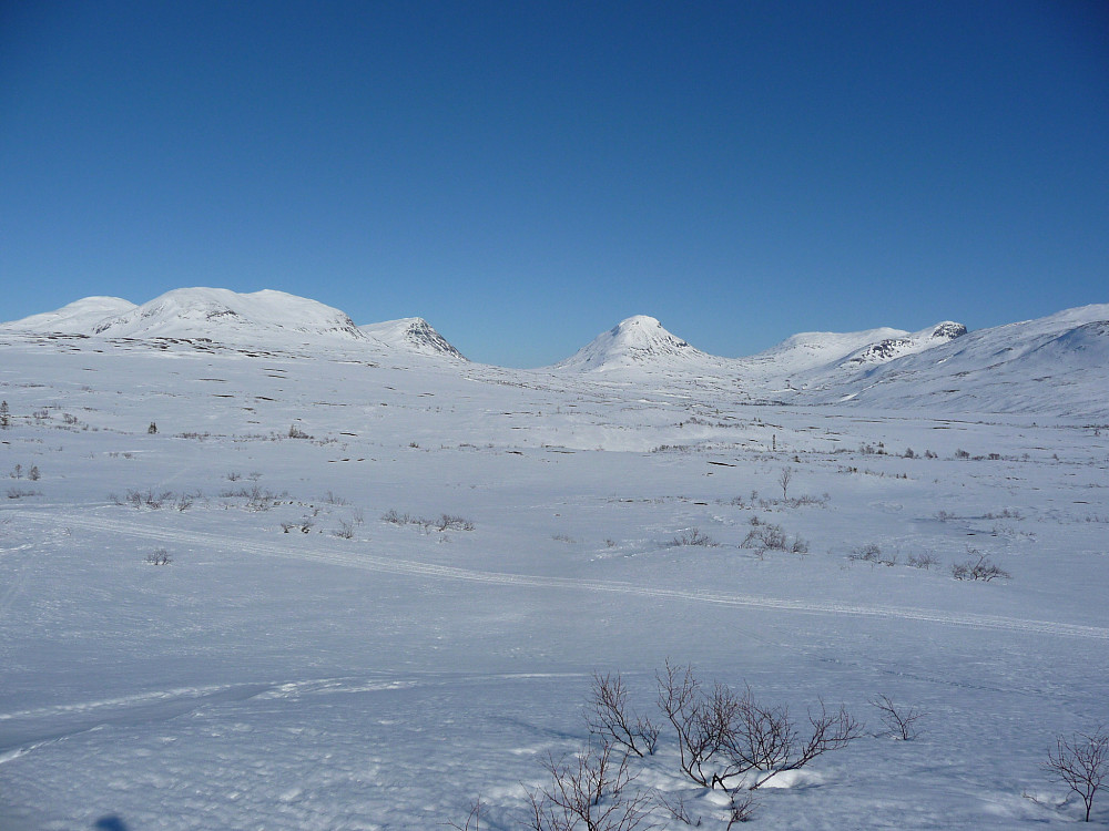 Panaroma av de Svenske Sjækerfjella