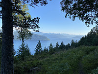 Utsikten fra tuppen ved Solemsetra