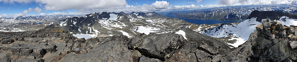 Panorama fra toppen