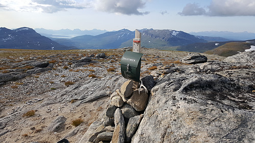 Postkassa på toppen