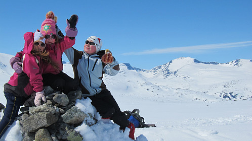 Nydelig vær og masse snø på Fisketjernnuten idag..:)