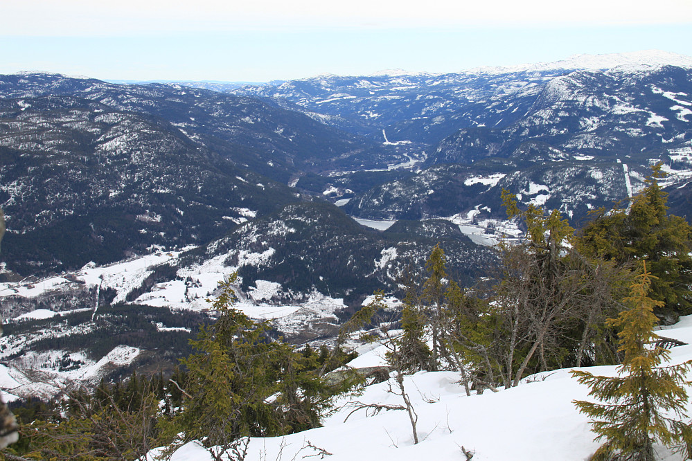 Utsikt nedover Hallingdalen