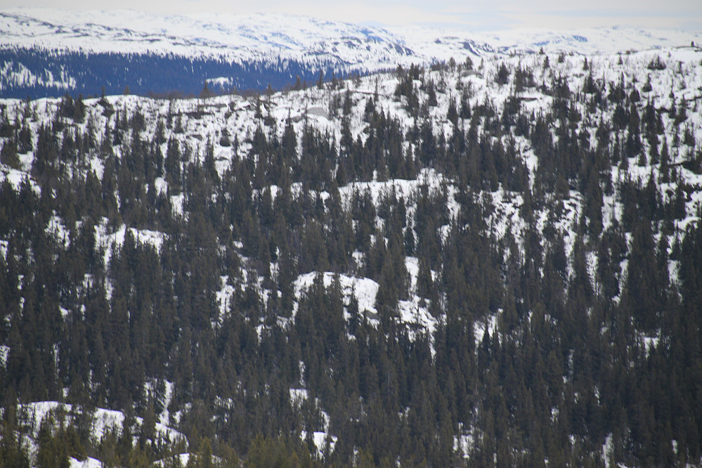 Vanskelig terreng å gå på ski gjennom