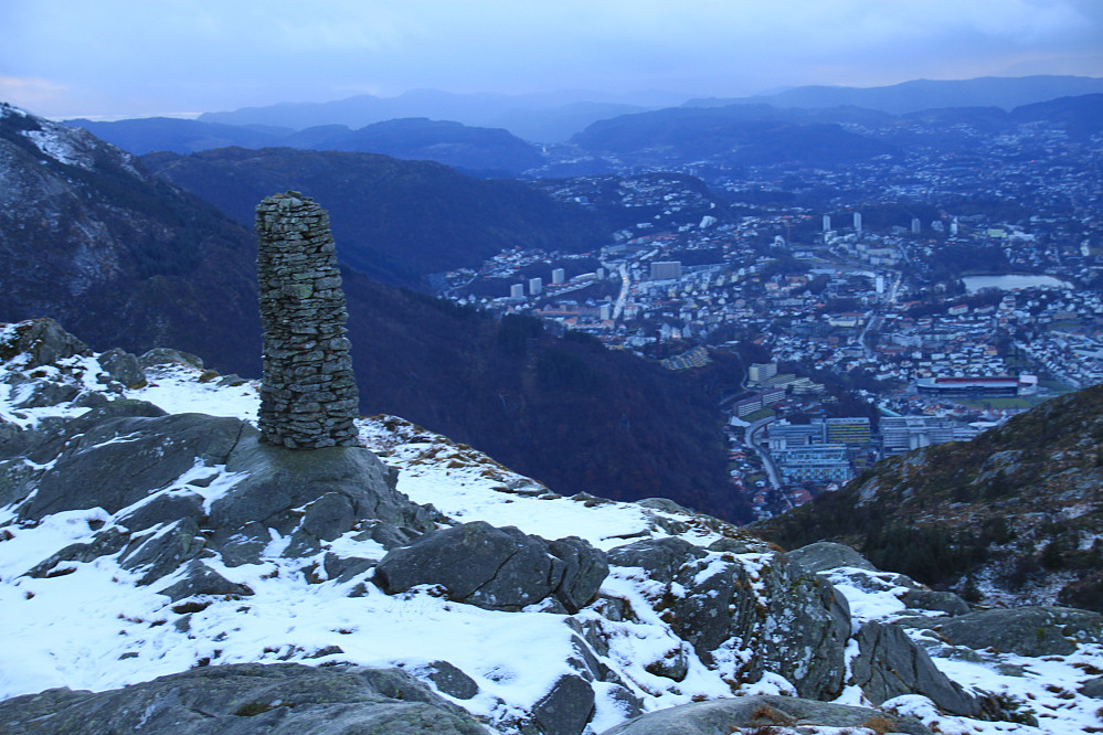 Bergen sett fra Blåmanen