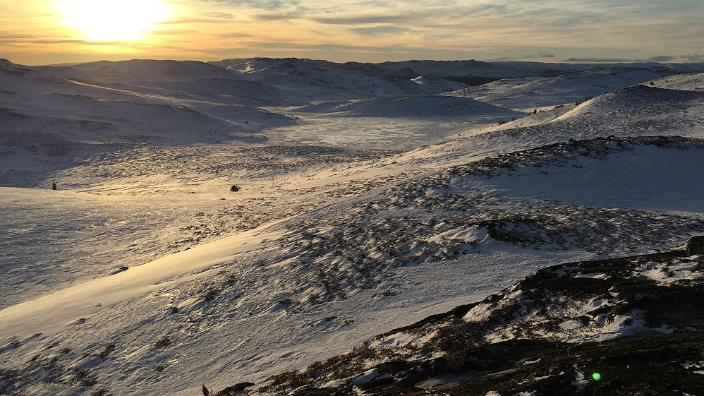Desembersol over Ormetjønn