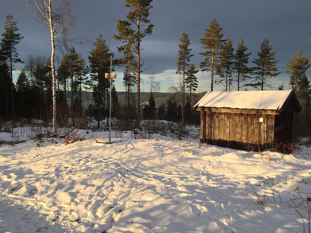 Toppen av Haukåsen.