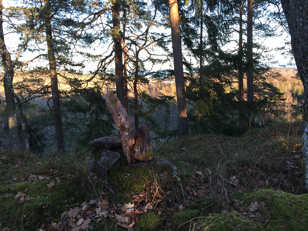 Veierudåsen, like før Utsikten