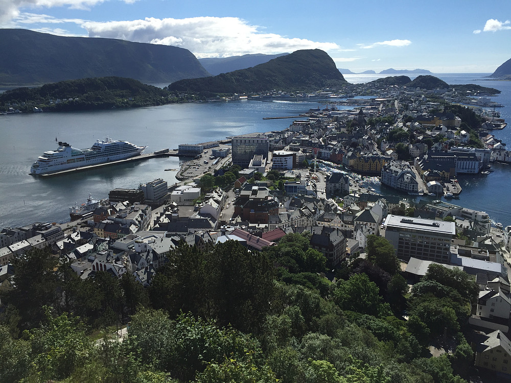 Klassisk bilde av Ålesund