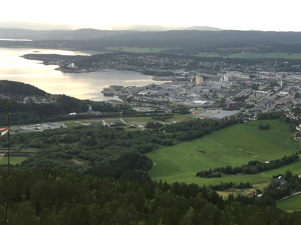Utsikt mot Steinkjer