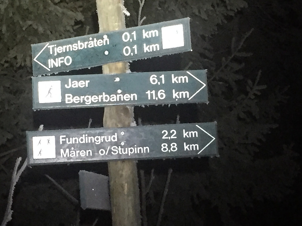 Godt merka løyper.
