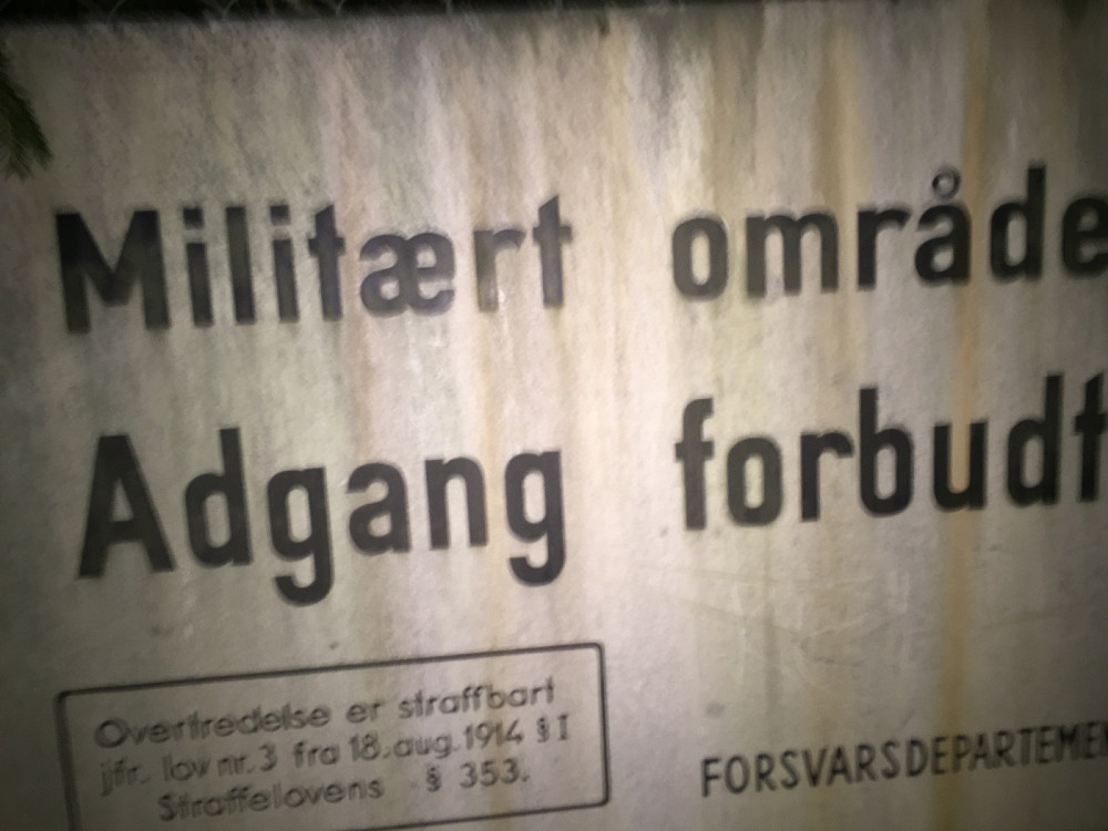 Inngjerdet militært område