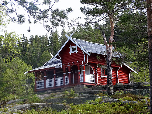 DNT-hytta, Goliaten. En perle av ei hytte sentralt i Drammensmarka. Verd et besøk!