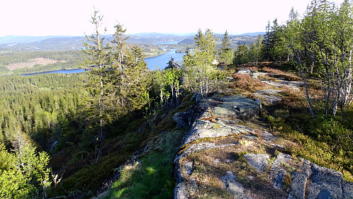 Kjerkeberget, utsikt mot sør. Store Sandungen