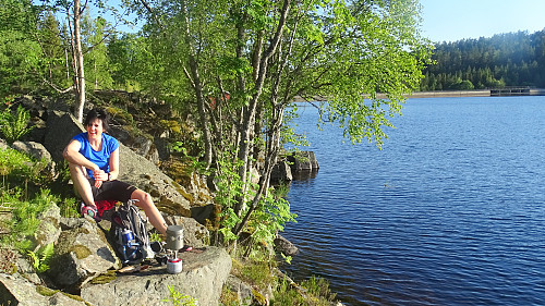 Kaffepause ved Byvannet