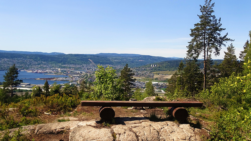 Utsiktspunktet på Sørumåsen. 