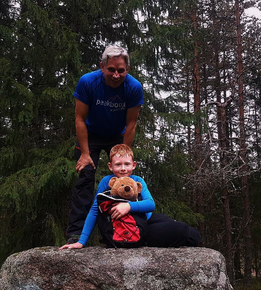 Sebastian, bamsen og meg