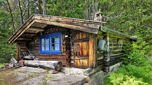 Den flotte gamle hytta, Klunken 