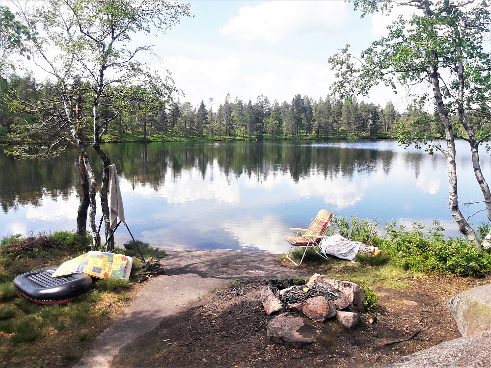 Alt tilrettelagt på Skimtvannet :) 