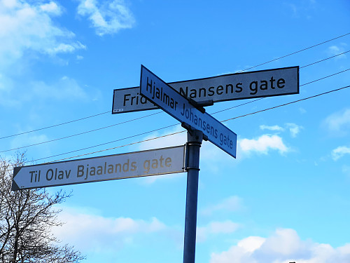 Polfarer gatene på Gulskogen 
