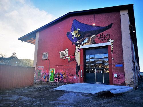 Langs kaia. Lokalene til Haandbryggeriet