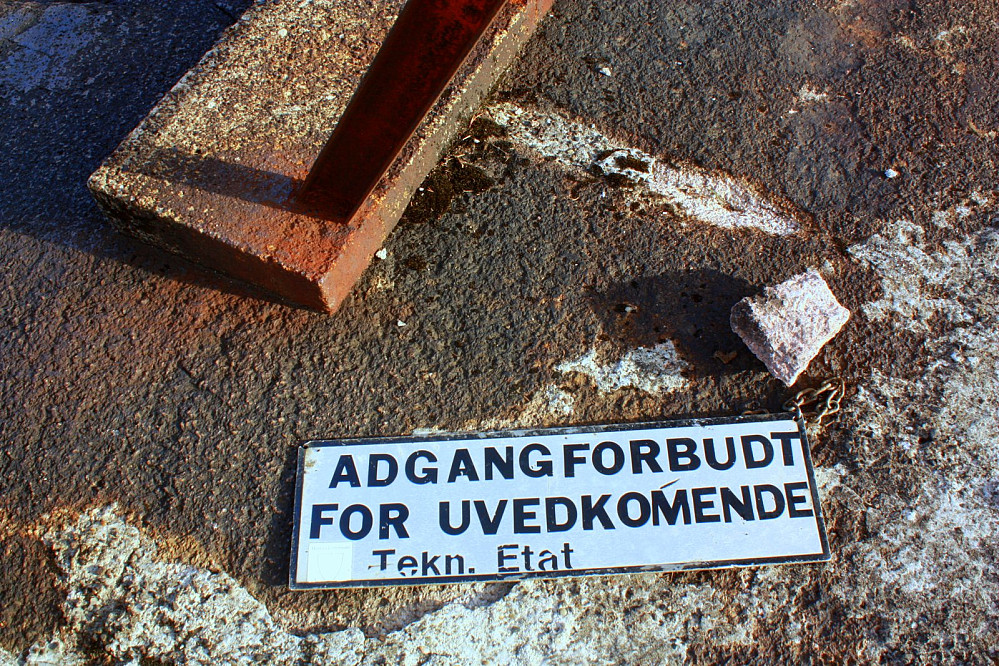 Mulig det ikke er lov å klarte opp i tårnet?