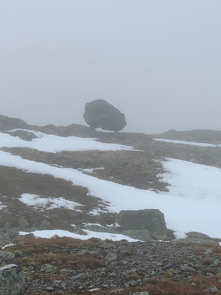 Svært mykje skodda på turen .
