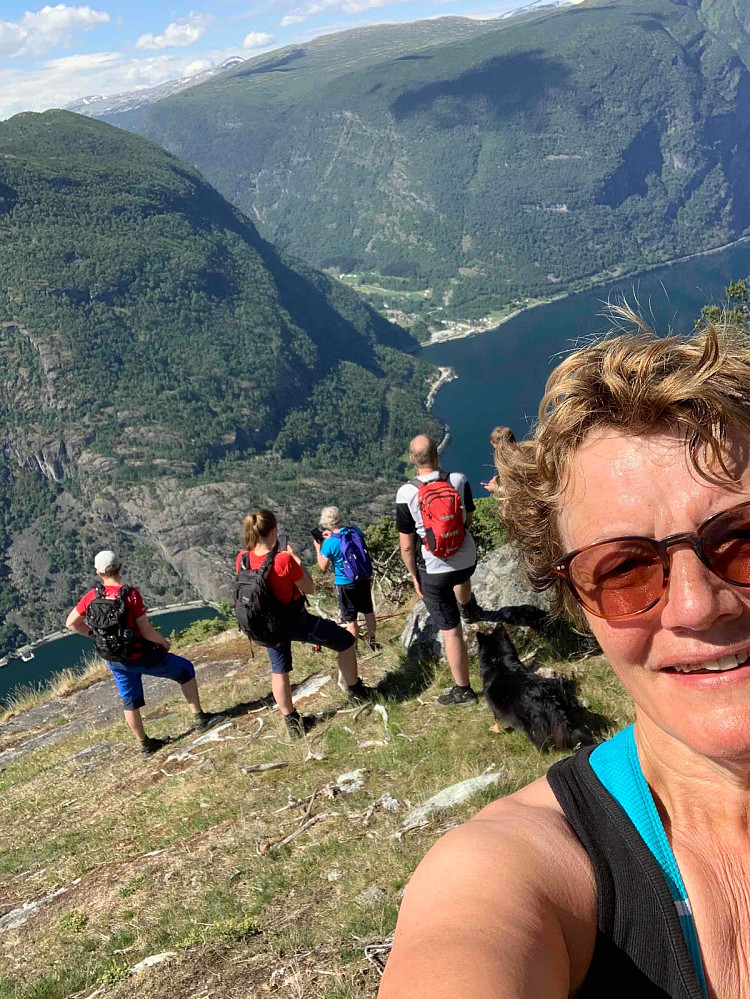 Flott utsikt fra Synshammer . �