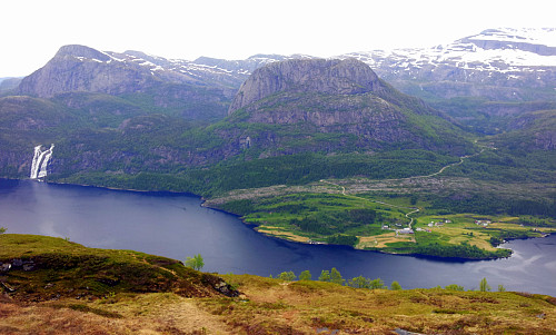 Laukelandsfossen.