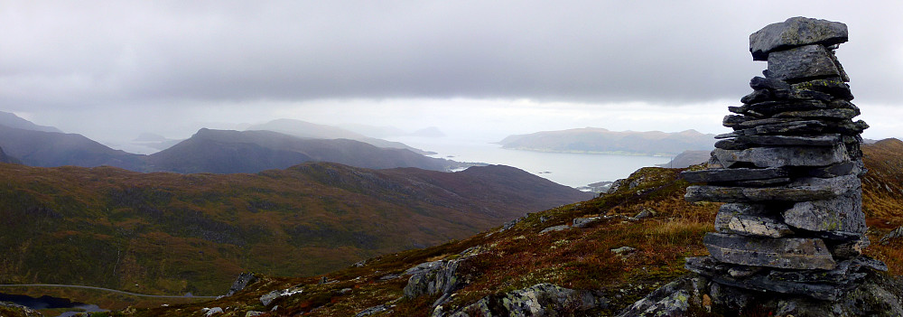 Norvestover mot Stadlandet frå Austelidheida (645 moh.)