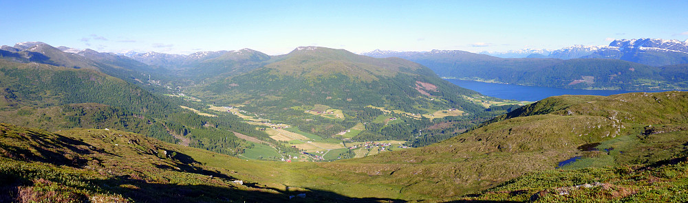 Utsikt frå Åsefjellnyken.