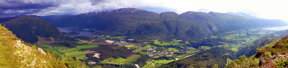 Utsikt frå Rindalshornet.