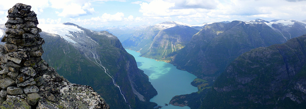 Lodalen sett frå Middagsnibba (Nonsnibba).