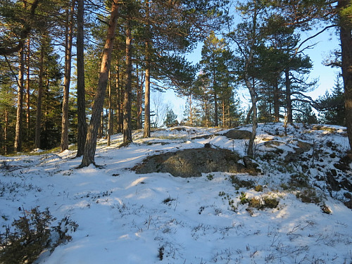 Røysås med liten varde på toppen
