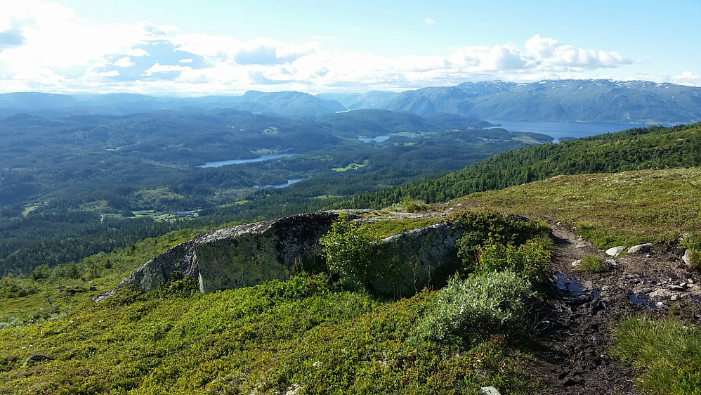 Fin utsikt når man kommer over skoggrensa, ca 1100 moh