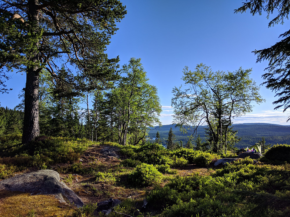 Fin utsiktsplass litt før toppen av Pershusfjellet