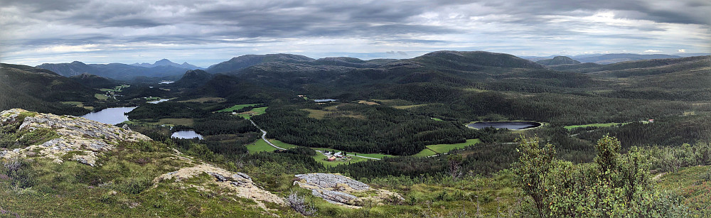 Utsikt fra Kattuva mot Gråmarka, Haltussen ++