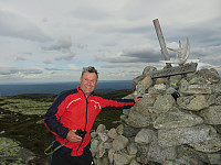 Jan-Erik på toppen