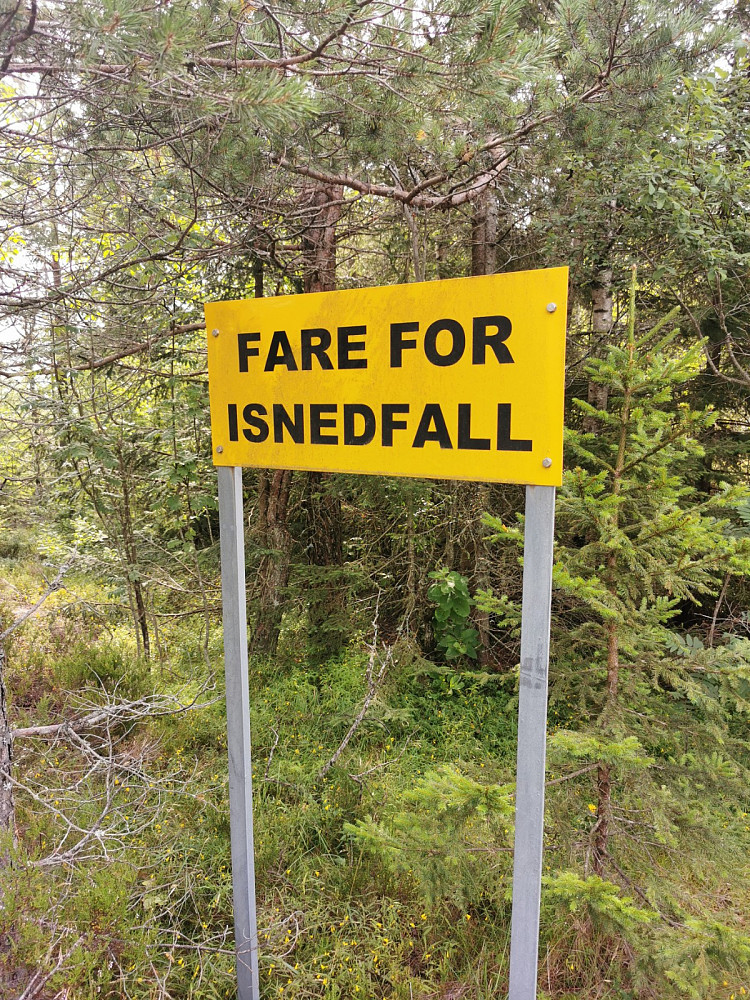 Hadde håpet det kom en kroneis eller 2 i varmen! Men neida, det var misvisende reklame altså!