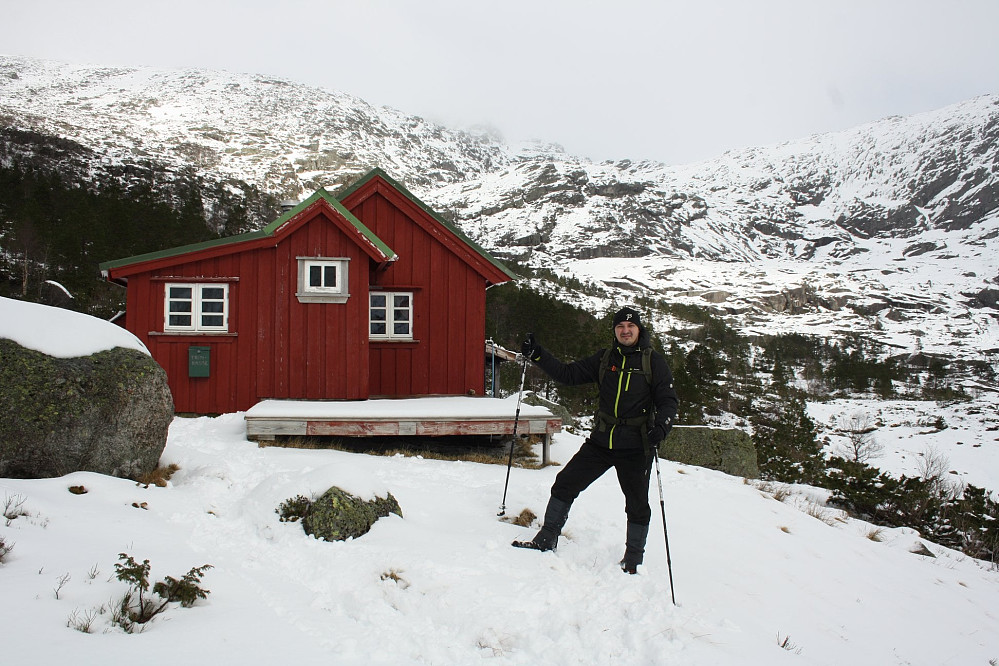 Książka wpisów (turboka) przy Valedalsvatnet 487m