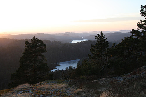 Mot nord vest fra Fuglås i kveld